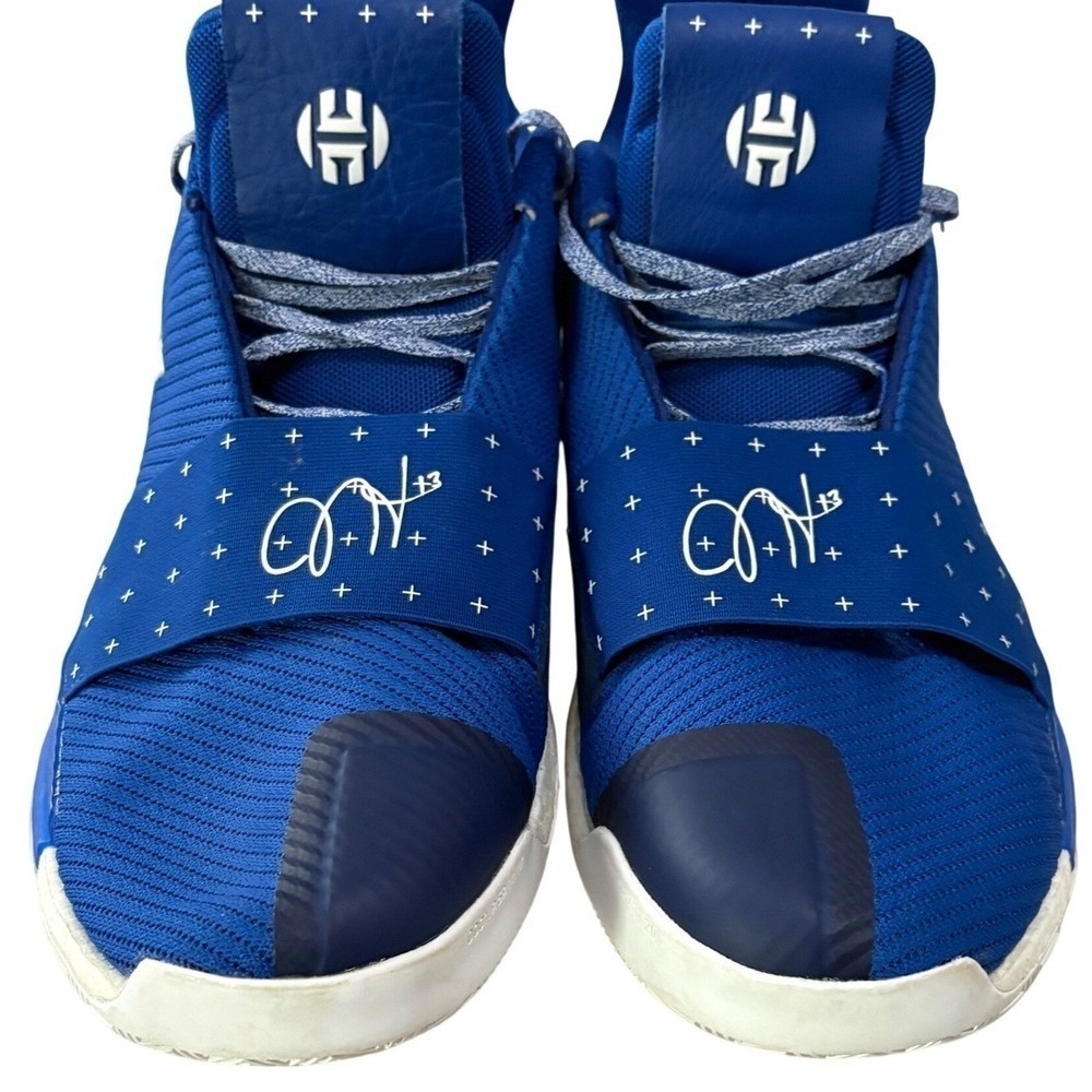 Adidas Harden Vol 3 Basketball Shoes Blue Mens Size 18 D97167 Athletic Sneakers